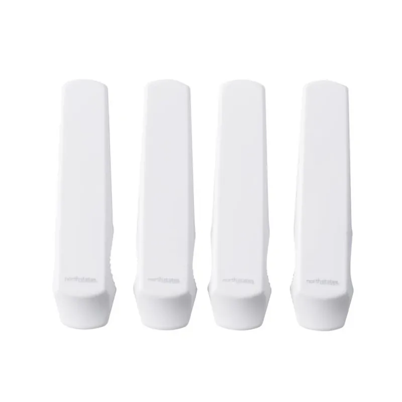North States White Plastic Door And Window Ledge Lock – 4‑Pack
