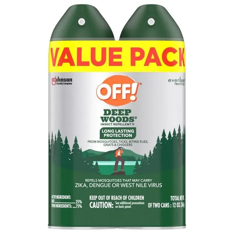 OFF! Deep Woods 12‑oz DEET Mosquito & Flying Insect Repellent – Outdoor Protection