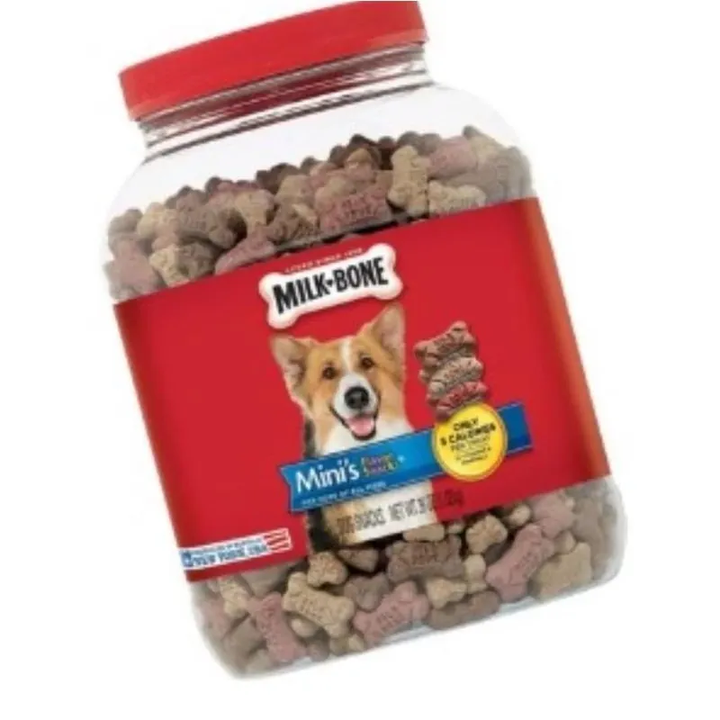 Milk-Bone Beef, Chicken & Bacon Dog Biscuits – 36 oz Bulk Treats For Small Breeds