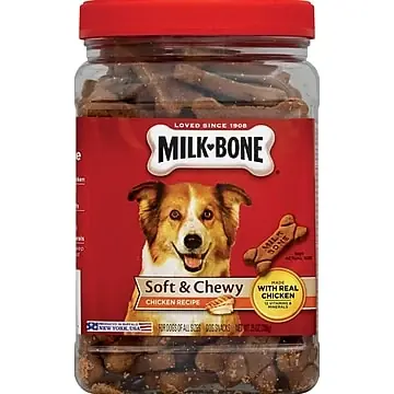 JM Smucker‘s MilkBone Chicken Treats For Dogs 25 Oz 7.2 In. 1 Pk
