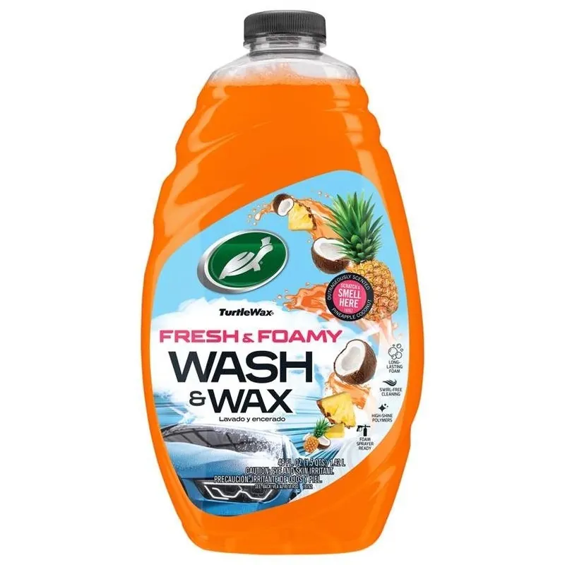 Turtle Wax Concentrated Car Wash & Wax – 48 oz (1.4 L)