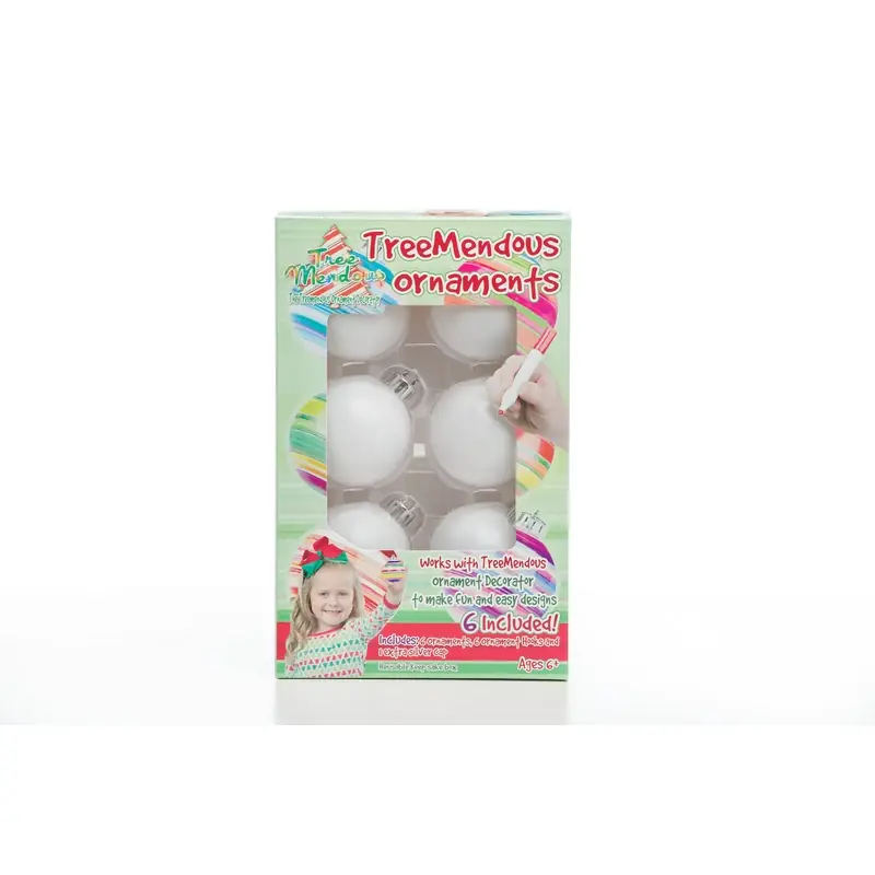Hey Buddy Hey Pal Treemendous Christmas Ornament Plastic 6 Pk