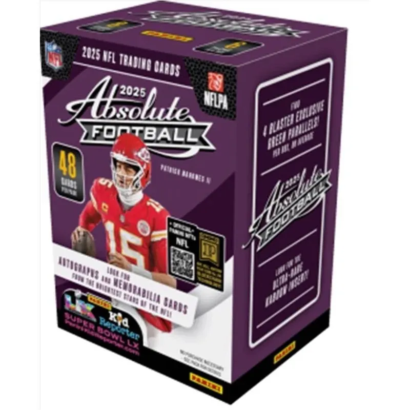 2025 Absolute Football Blaster Box – 48 Collectible Trading Cards