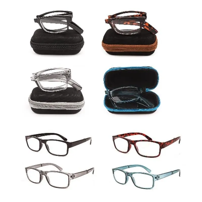 Diamond Visions Unisex Reading Glasses – Mixed Strength Pack With Carry Case