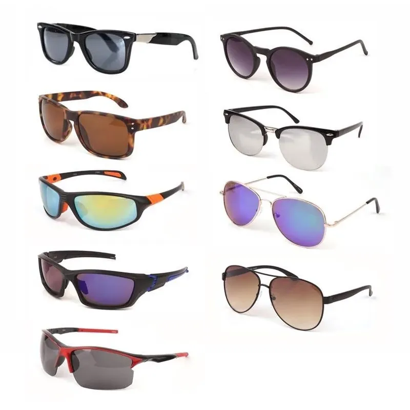 Diamond Visions Premium Mixed‑Color Metal‑Plastic Sunglasses – Unisex Style