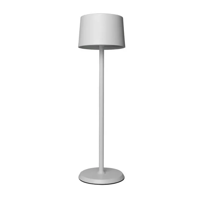 Hudson 14‑in. Matte White USB‑Powered Adjustable Table Lamp