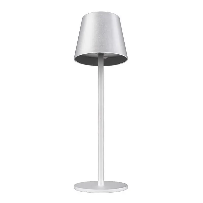 Denver 14‑inch Matte White USB Table Lamp – Modern LED Desk Light