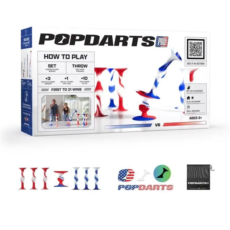 Popdarts Pro Pack USA‑Themed Soft‑Tip Darts – Ideal For Home & Bar Play