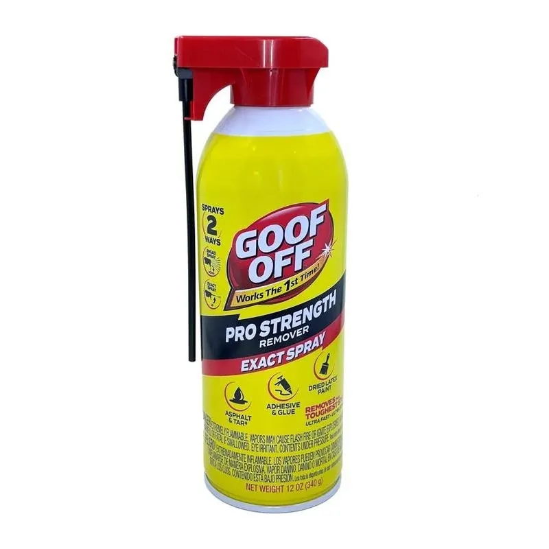 Goof Off Pro Strength All‑Purpose Cleaner – 12 oz Liquid Degreaser