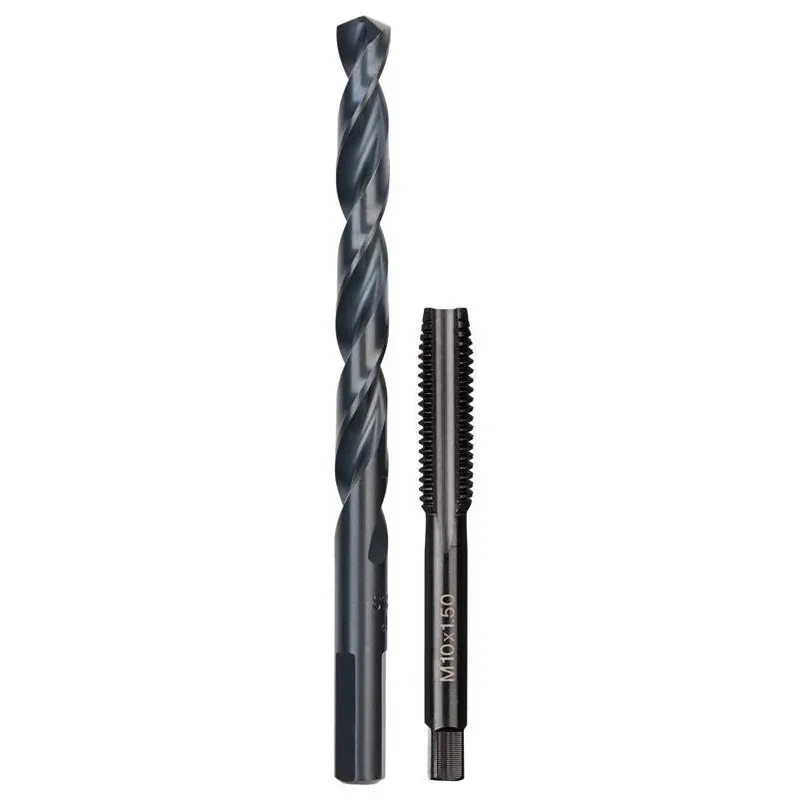 Milwaukee Metric Straight Plug Tap & Drill Bit Duo – High Carbon Steel