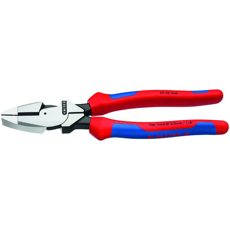 Knipex 9-1/2 In. Chrome Vanadium Steel High Leverage Combination Pliers