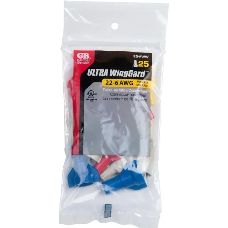 25-piece Wing Connector Assortment - Versatile Electrical Connectors