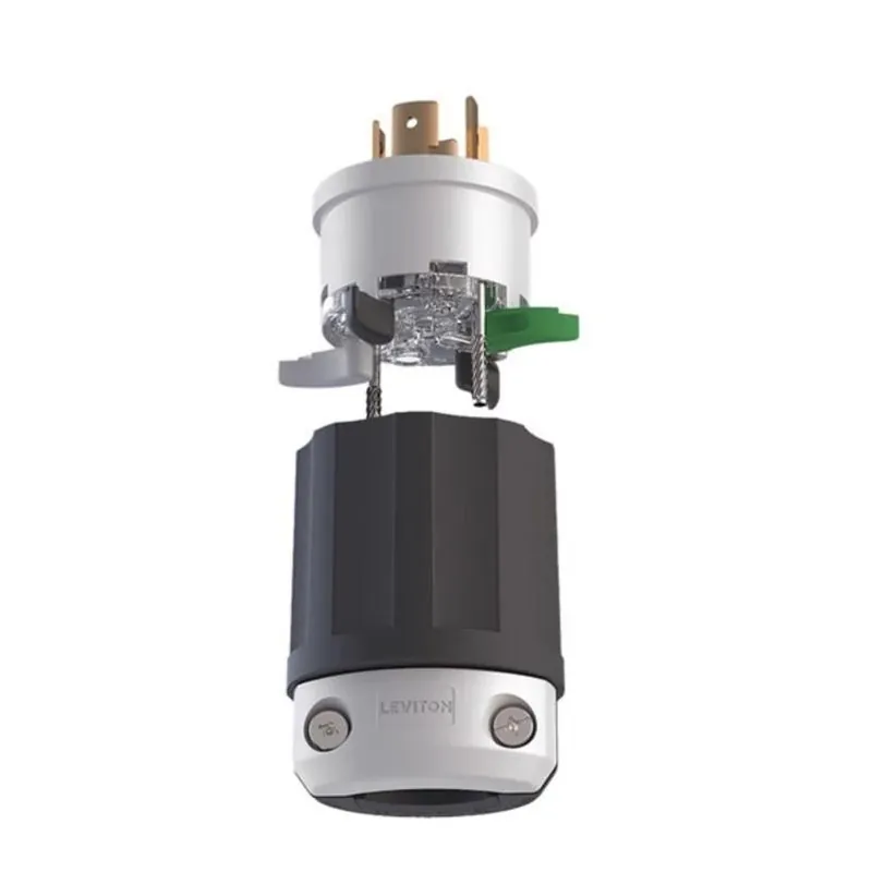 Leviton Lever Edge NEMA L14‑20P Plastic Locking Plug – 20 A Heavy‑Duty Power Connector