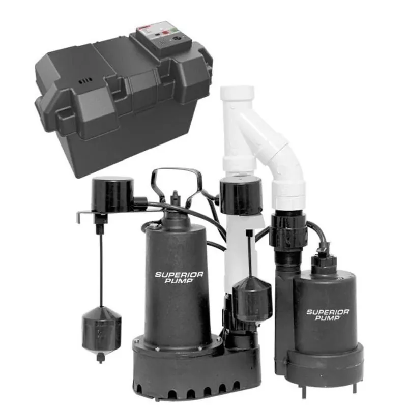 Superior Pump 4200 GPH Cast Iron Vertical Float Switch Sump Pump – 10 ft Cord