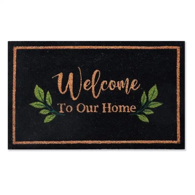 First Concept Multi‑Color Coir Entry Mat – 18×30 in., Indoor/Outdoor, Non‑Slip
