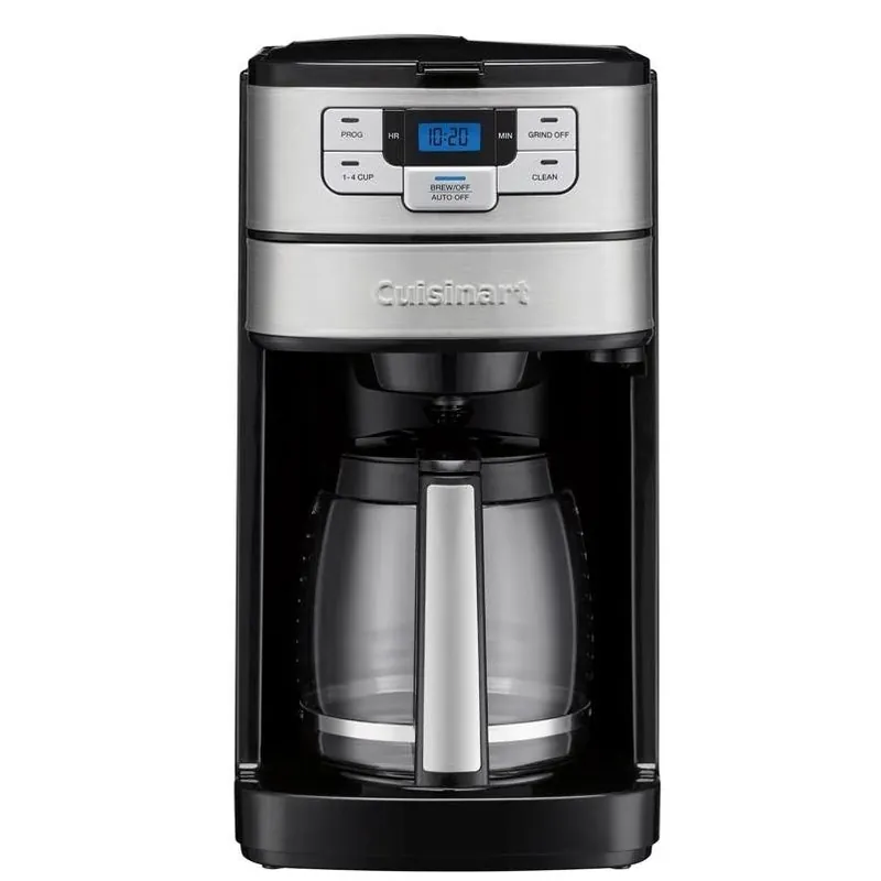 Cuisinart 12‑Cup Black Programmable Grind‑and‑Brew Coffee Maker