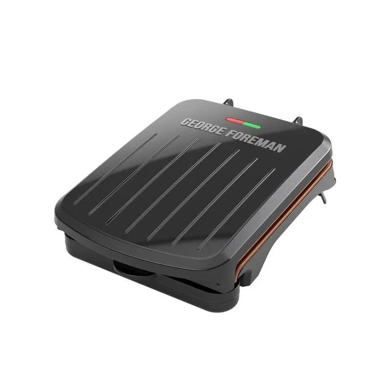 George Foreman 1500W Ceramic Grill & Panini Press – Black, 5-Serving, 120V