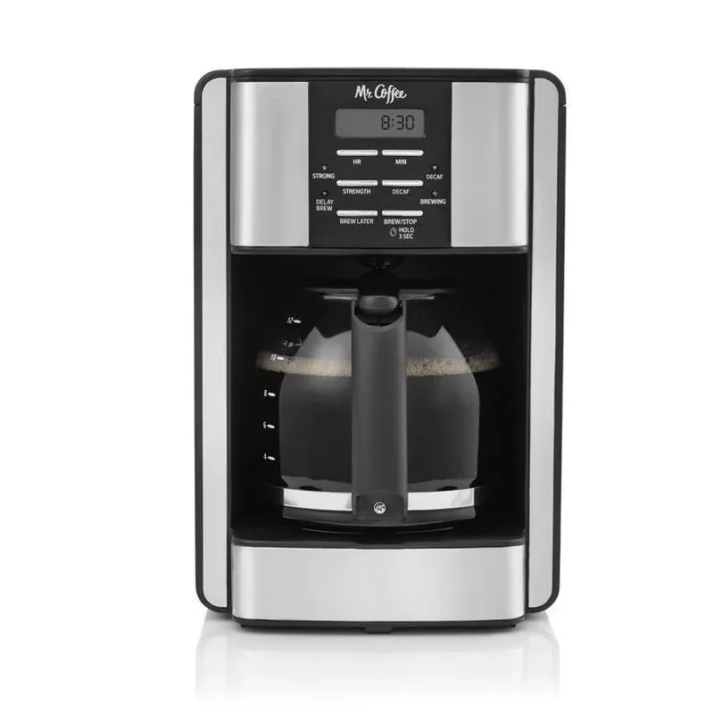 Mr. Coffee 12‑Cup Black Coffee Maker – Programmable 12‑Cup Brewer
