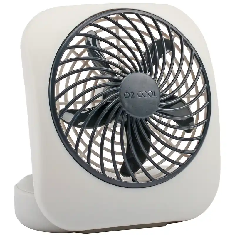 O2Cool 6.29 In. H X 5 In. D 2 Speed Personal Fan