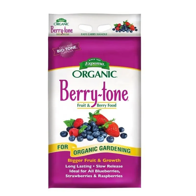 Espoma Organic Berry‑Tone Plant Food – 18 lb Granular Mix For Blueberries, Strawberries & Raspberries (4‑3‑4)
