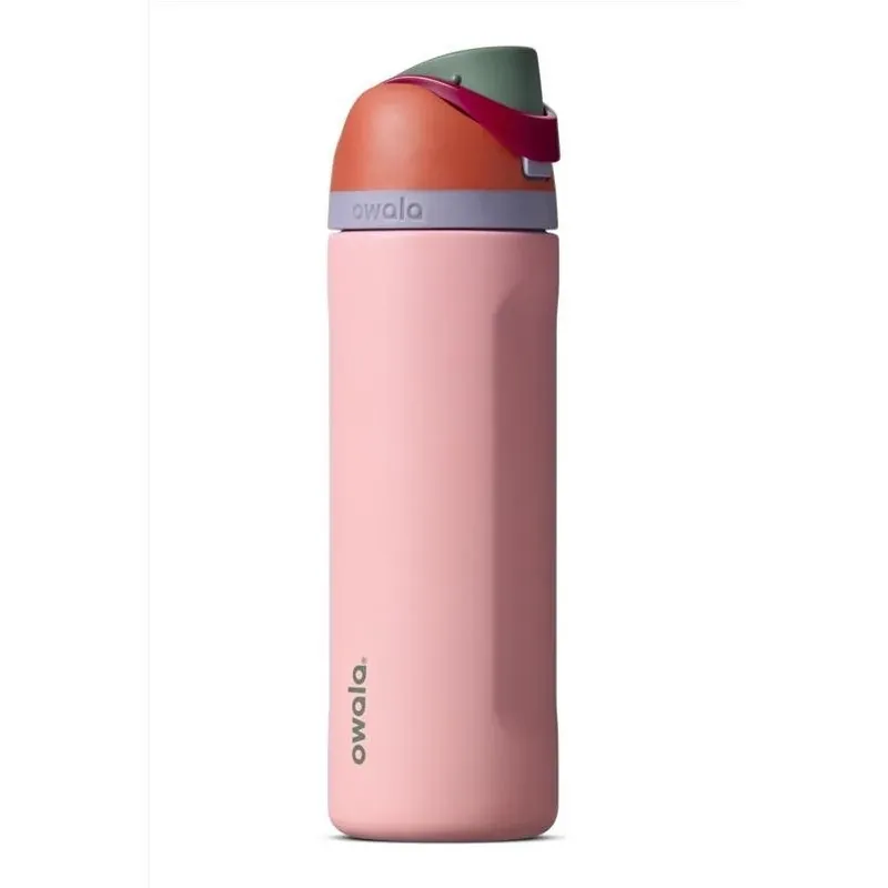 Owala Pink 24 oz FreeSip Vacuum‑Insulated Bottle – BPA‑Free Hydration