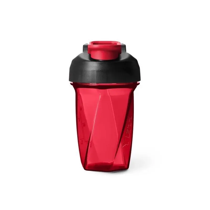 YETI Yonder 20‑oz Rescue Red BPA‑Free Shaker Bottle – Durable Plastic Mixer