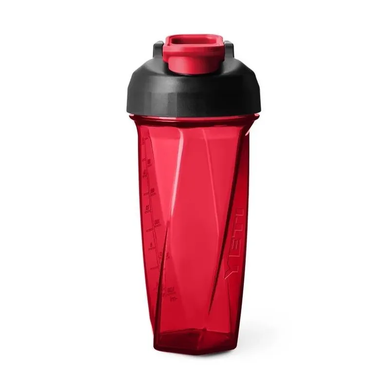 YETI Yonder 27‑oz Rescue Red BPA‑Free Shaker Bottle – Durable Plastic Mixer