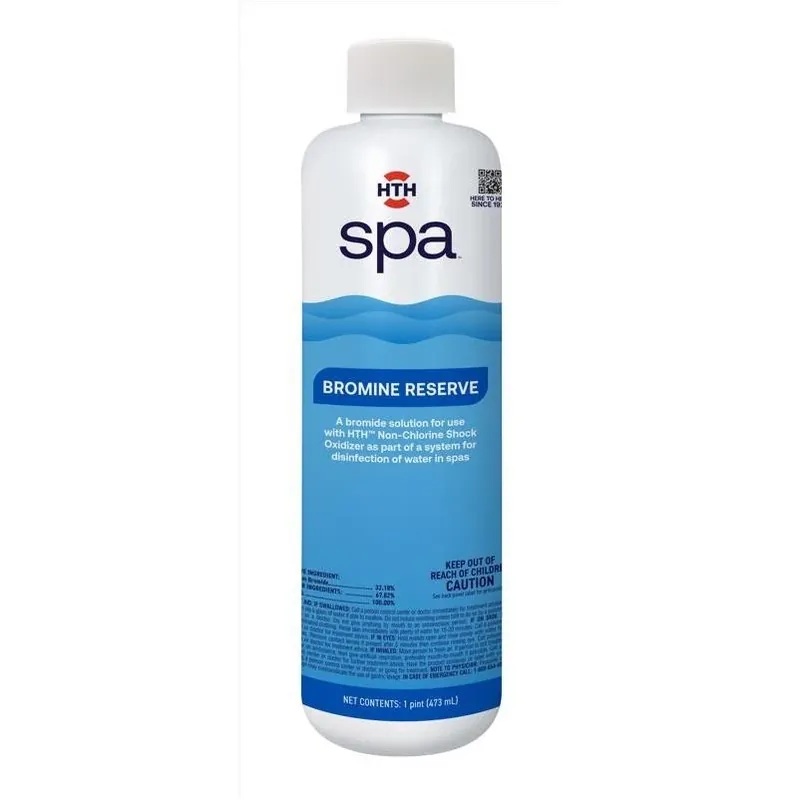 HTH Bromine Reserve Spa Sanitizer – 1 pt Liquid Formula