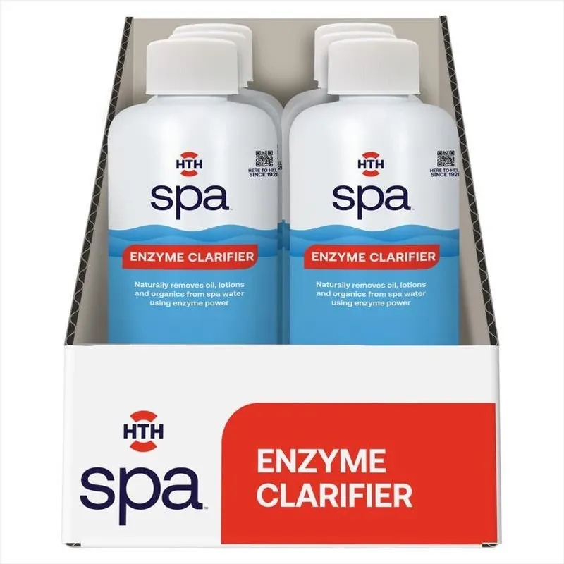 HTH Enzyme Spa Cleaner – 1 pt Liquid For Crystal‑Clear Hot Tub Water