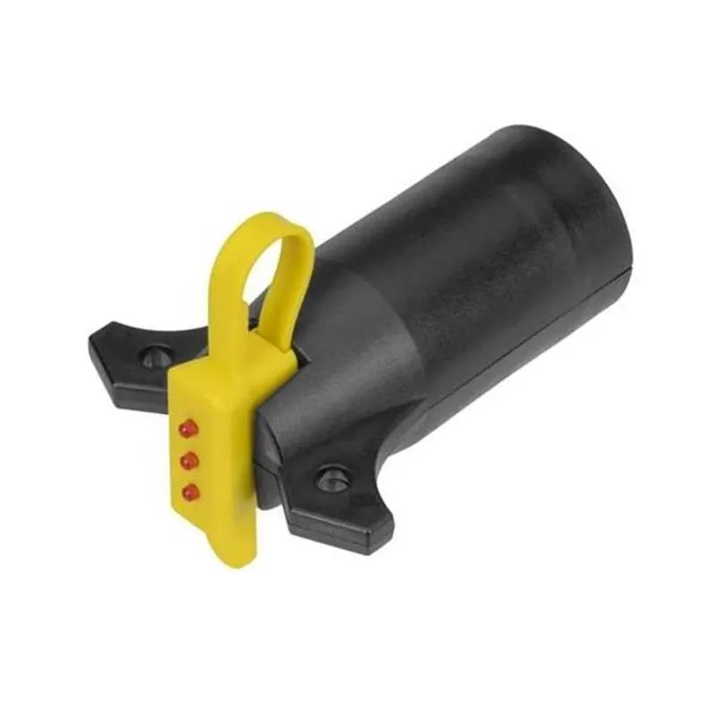 7-way Blade To 4-flat Adapter With Led Circuit Tester For Trailers