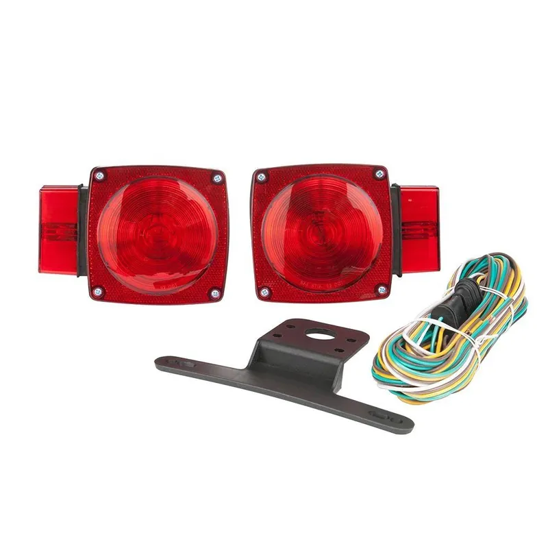 80 In. Submersible Trailer Light Kit With Wiring Harness And License Plate Holder