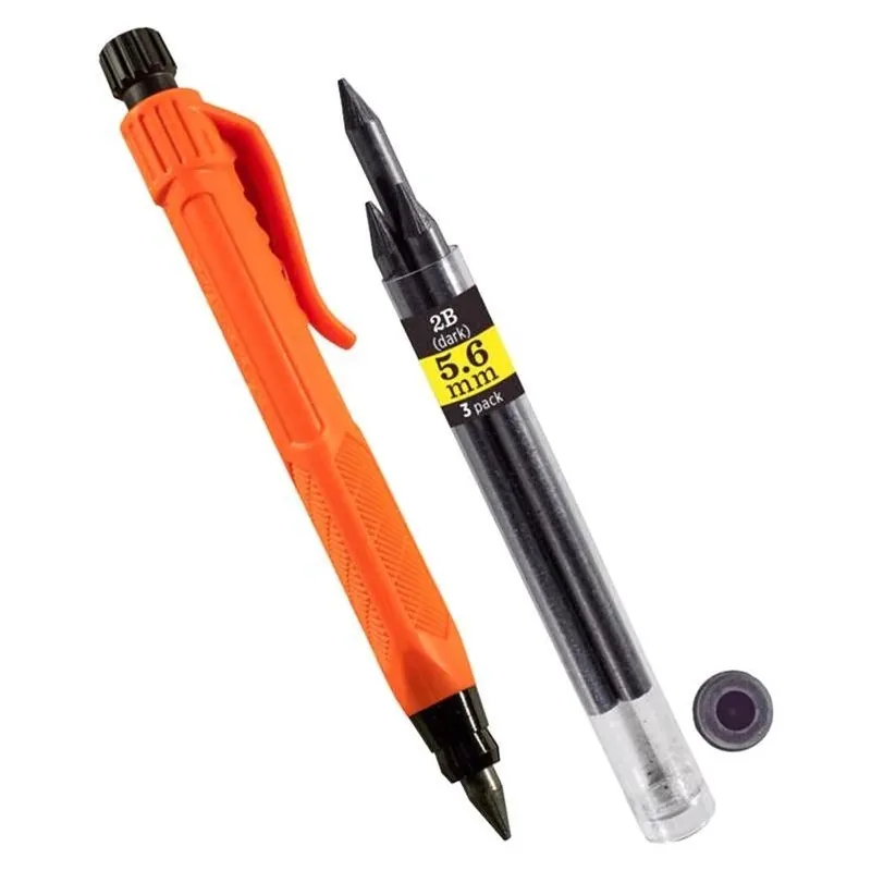 Rite In The Rain Jumbo 2B 5.6 mm Orange Pencil – Refillable & Pre‑Sharpened
