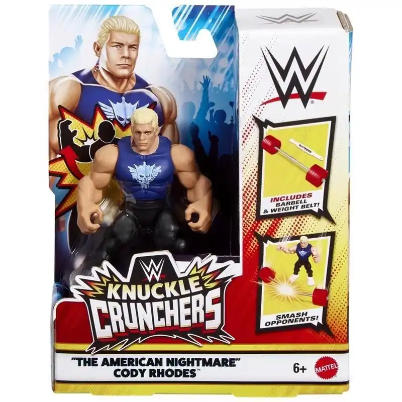Mattel WWE Knuckle Crunchers Multicolor Action Figure – Collectible Toy For Ages 6+