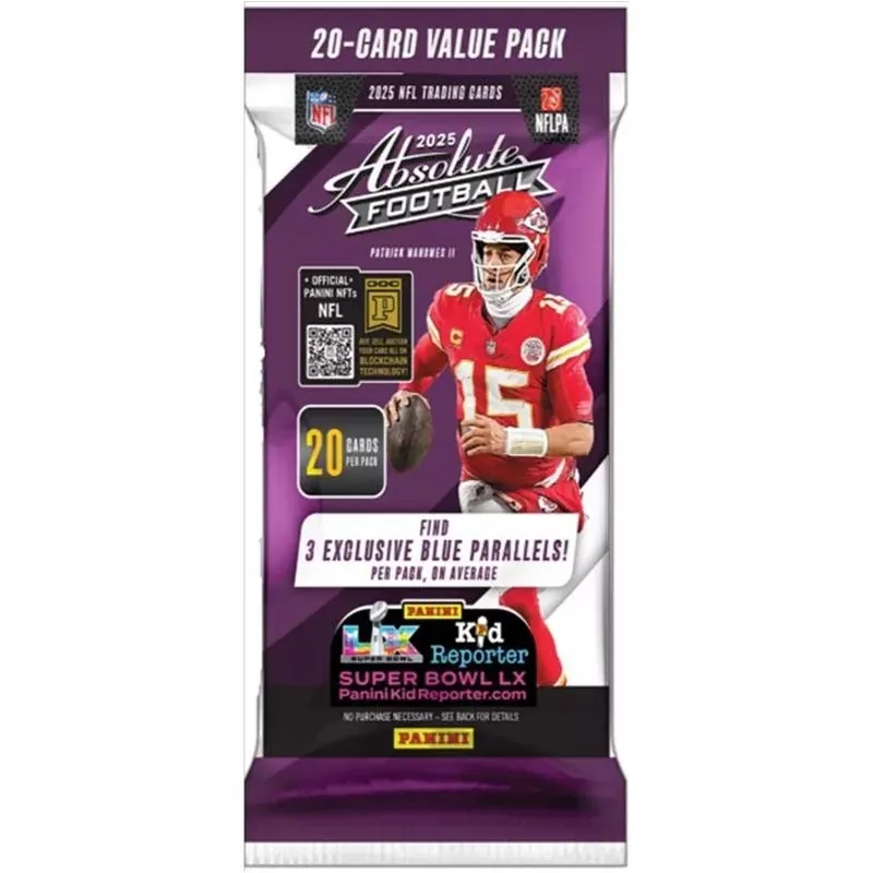 Panini 2025 Absolute Football Fat Pack – Premium Sports Card Collection