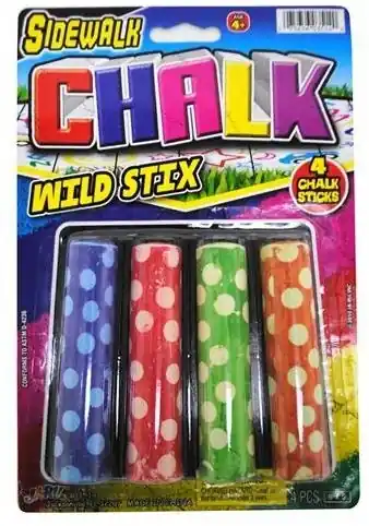 Ja-Ru Sidewalk Chalk Multiple 4 Pc
