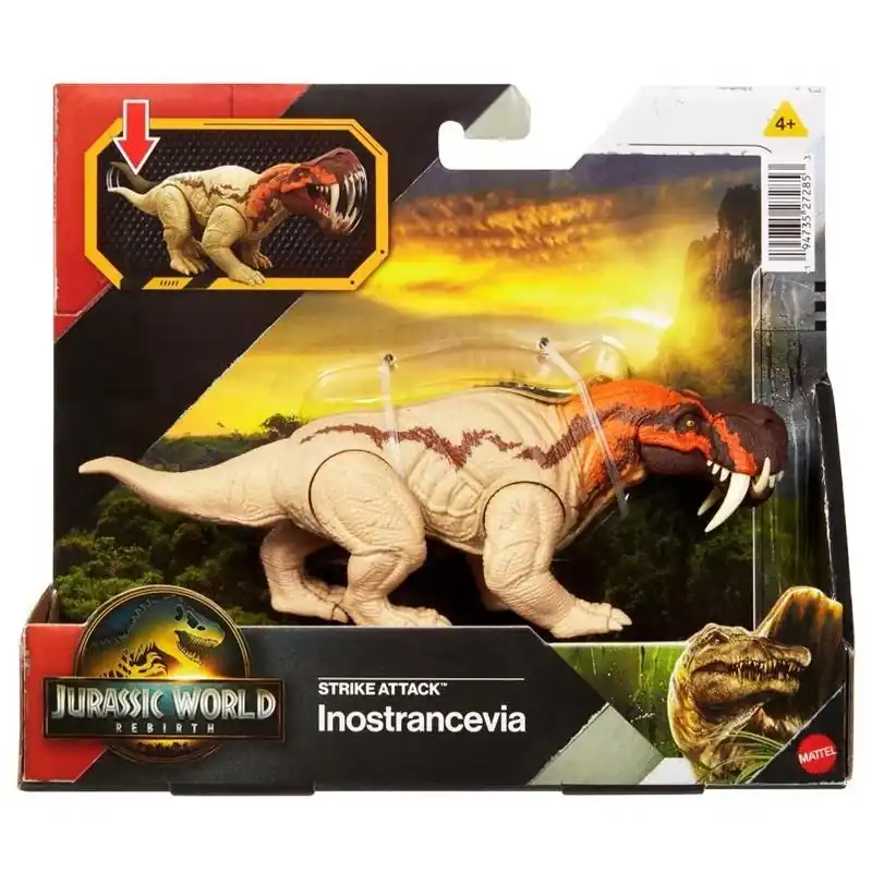 Jurassic World Strike Attack Dinosaur Action Figure – Collectible Toy For Kids 4+