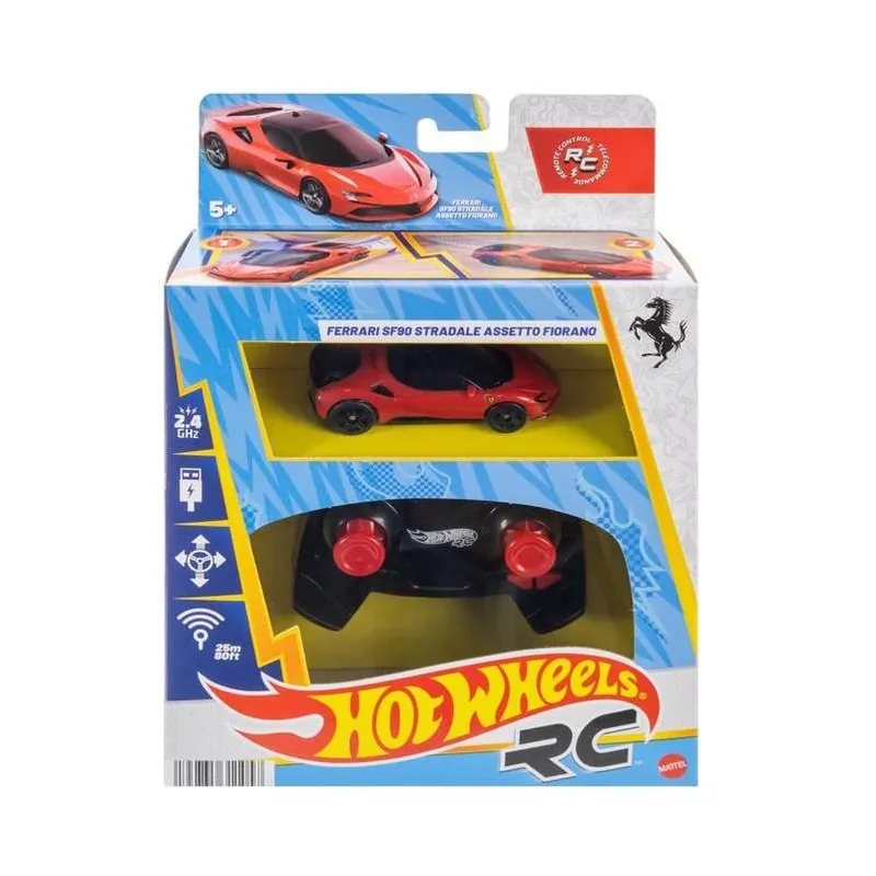 Hot Wheels Ferrari SF90 Remote Control Supercar – Miniature Die‑Cast RC Car For Kids