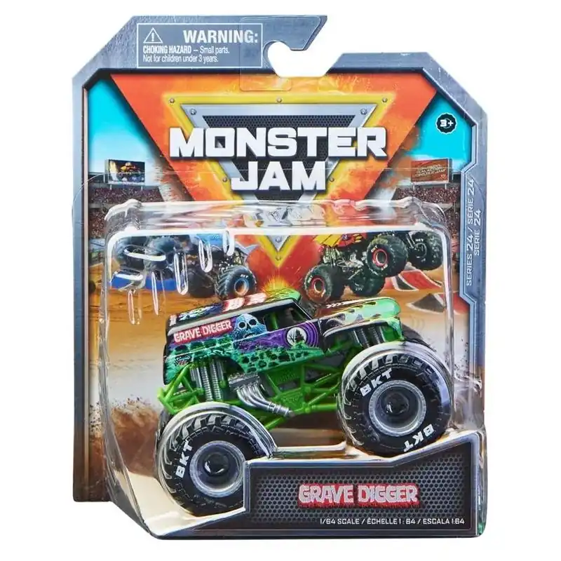 Grave Digger Monster Jam Toy Truck – Durable Play Vehicle For Kids 3+