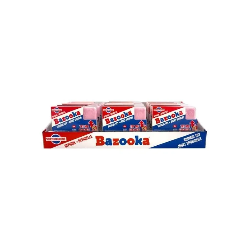 Bazooka Joe Gum Squishy Toy Set – 15 Soft Stress‑Relief Figures By Incredible Novelties
