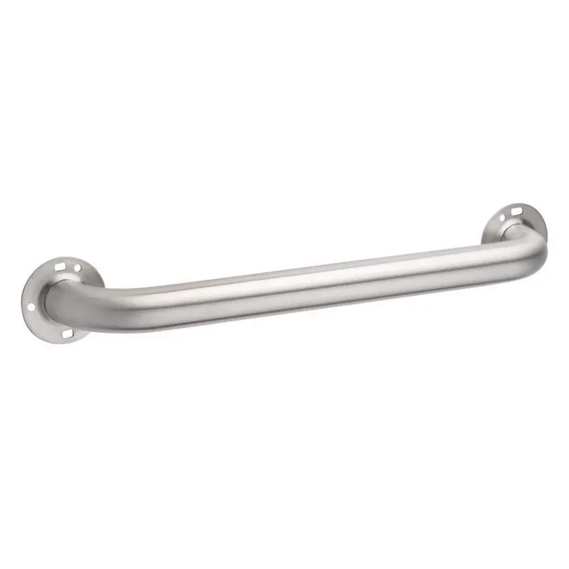 Brushed Gray Stainless Steel Grab Bar – 42" Length, 1.5" Height, 500‑lb Capacity