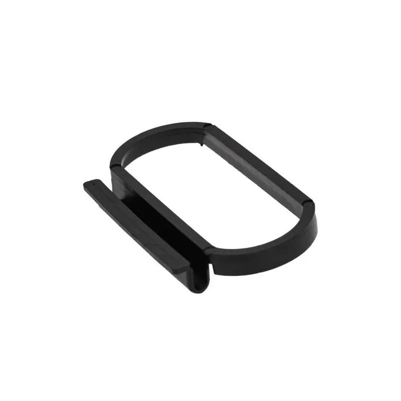M-D Black Plastic Pull Tab With Corner Springs – 1-7/8" X 3/4" (1‑Pack)