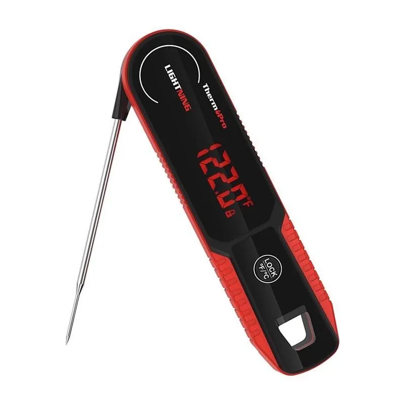 ThermoPro Stainless Steel Folding Probe Thermometer – Precise BBQ & Kitchen Temperature Gauge