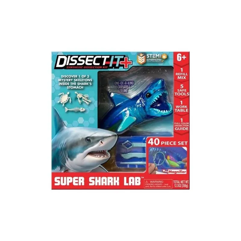 Cra-Z-Art Shark-Themed Mini Science Lab Kit For Kids Ages 6+