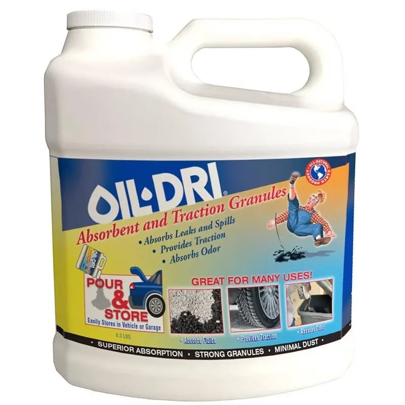 Oil Dri Biodegradable Oil Spill Cleanup Powder – 6.3 Lb Jug