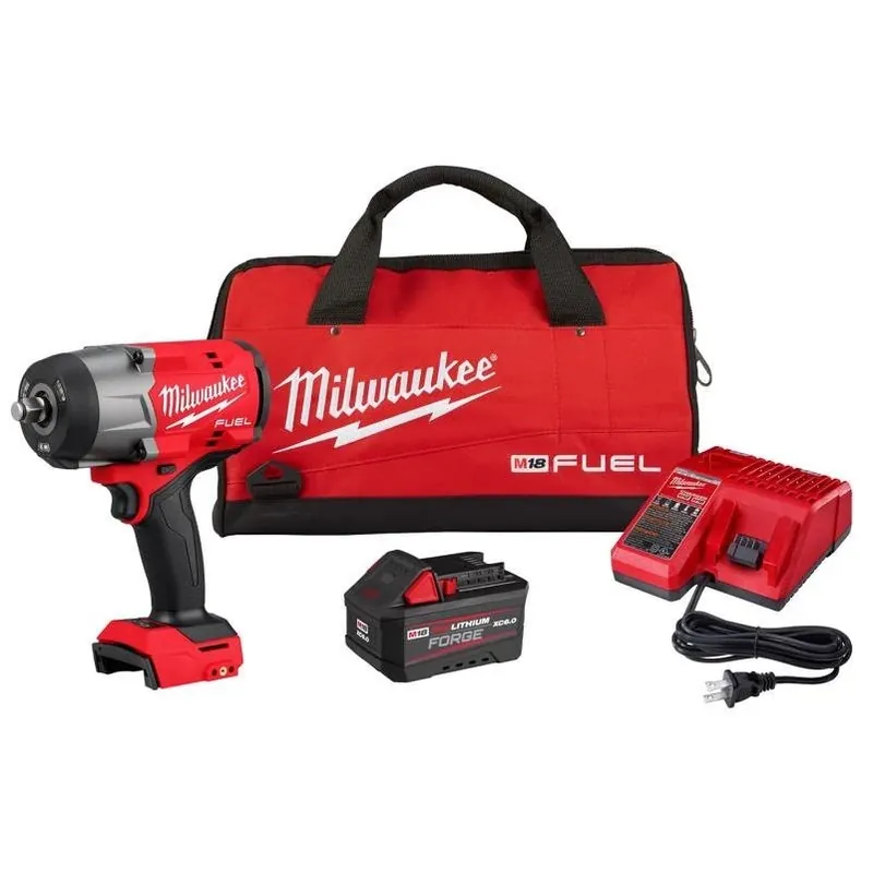 Milwaukee M18 Fuel 1/2" Brushless Cordless Impact Wrench Kit – Battery & Charger Included