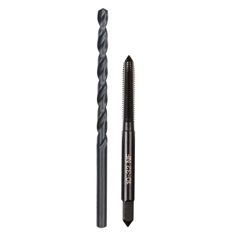 Milwaukee 2‑Piece High‑Speed Steel NF Plug Tap & Drill Bit Set – SAE Thread Cutting Tools