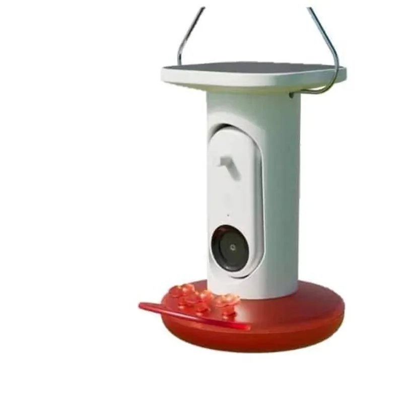 Bird Buddy Smart Solar Hummingbird Feeder With 3 Feeding Ports – 1.75 Cup Capacity