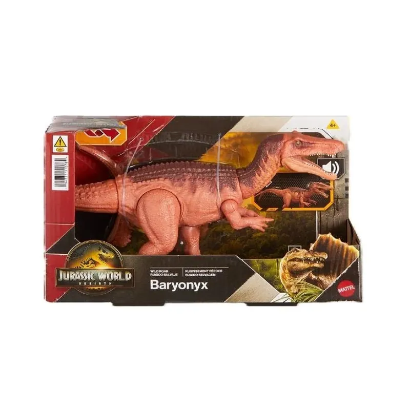 Jurassic World Wild Roar Poseable Dinosaur Action Figure – Collectible Play Toy For Kids 4+