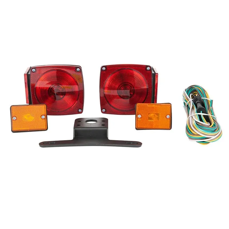 80 In. Under Standard Trailer Light Kit With Side Marker Lights And Wiring Harness