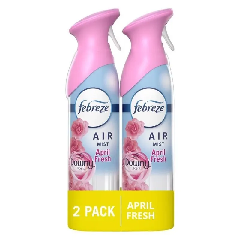 Febreze April Fresh Aerosol Air Freshener – 2‑Pack